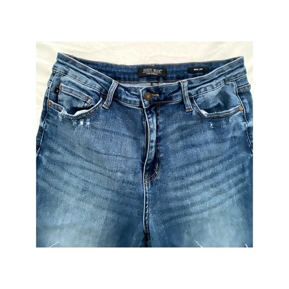 Judy Blue Womens Wide Leg Jeans Size 13/31 - Picture 6 of 8
